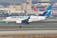 C-FWSY @ KLAX - Westjet B737 just landed - by FerryPNL