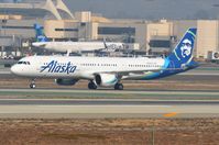 N930VA @ KLAX - Alaska's new addition to its fleet: A321N - by FerryPNL