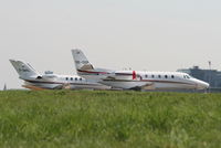 OE-GSP @ BRU - on General Aviation apron