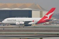 VH-OQC @ KLAX - Qantas A388 off to the far stand. - by FerryPNL