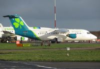 EI-RJI @ EGSH - Moninne/St Modwena being pushed onto the Eastern Apron following some maintenance work.