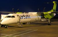 YL-BAH @ EGSH - On Stand 5 preparing for departure home to Riga (RIX), following respray by Air Livery.