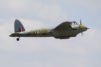 F-PMOZ @ LFPB - De Havilland DH-98 Mosquito (replica), On display, Paris-Le Bourget (LFPB-LBG) Air show 2015 - by Yves-Q