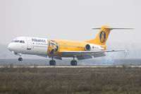 VH-UQG @ LZIB - Alliance Airlines Fokker 100 - by Thomas Ramgraber