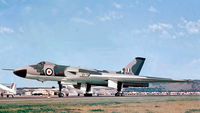 XH479 @ YPEA - Avro Vulcan B.1A RAF serial XH 479 Battle of Britain anniversary Pearce 1965. - by kurtfinger
