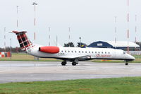G-SAJK @ EGSH - Departing from Norwich. - by Graham Reeve