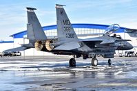 92-0366 @ KBOI - F-15E from the 391st Fighter Sq. Bold Tigers, 366th Fighter Wing from Mountain Home AFB, ID parked on the north GA ramp. - by Gerald Howard
