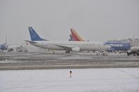 N313XA @ KBOI - Push back from the gate.
