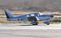 G-AVYM @ EGFH - Visiting Cherokee. - by Roger Winser