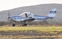 G-CEDX @ EGFH - Visiting EV-97. - by Roger Winser