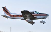 G-BFNI @ EGFH - Resident Warrior II departing Runway 04. - by Roger Winser