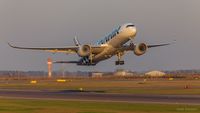 OH-LWL @ EFHK - Finnair A350 taking off at runway 22R - by Sapurane