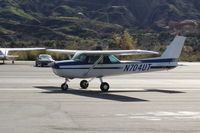 N704UT @ SZP - 1976 Cessna 150M, Continental O-200 100 Hp, taxi off Rwy 04 - by Doug Robertson