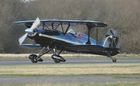 G-BSZB @ EGFH - Resident Starduster Too arriving Runway 22. - by Roger Winser