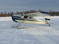 C-GONP @ CYAV - On Skis - by Dwayne Long