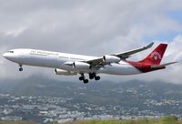 5R-EAA @ FMEE - Landing rwy 14 - by Mickael Payet