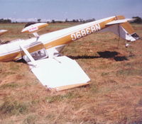 N8389G @ LHQ - Tornado damage - Dad's 150, N8389G - by Bob Simmermon