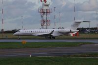 N750GX @ EGSH - Parked on stand 7 at Norwich - by AirbusA320
