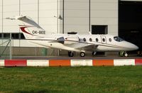 OK-BEE @ EGSH - Parked on the SaxonAir ramp prior to departure to Cork (ORK).