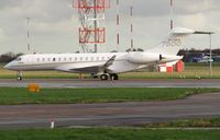 N750GX @ EGSH - Parked on Stand 7 following arrival from Southend (SEN). Previously registered C-FXAI, the first production Global 7500 and now used as a demonstrator. Later departed to Green Bay (GRB). - by Michael Pearce