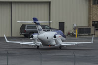 N1100H @ KTRI - Pulling in to park at Tri-City Aviation FBO at Tri-Cities Airport (KTRI) in East Tennessee.