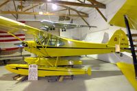 N98733 @ KGFZ - Piper J3C-65 Cub on floats at the Iowa Aviation Museum, Greenfield IA