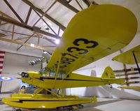 N98733 @ KGFZ - Piper J3C-65 Cub on floats at the Iowa Aviation Museum, Greenfield IA