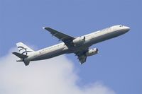 SX-DGS @ LFPG - Airbus A321-231, Climbing from rwy 06R, Roissy Charles De Gaulle airport (LFPG-CDG) - by Yves-Q