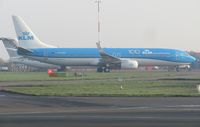 PH-BXP @ EGSH - Crested Coot parked on the Eastern Apron following some minor paint work.
