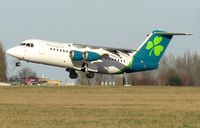 EI-RJD @ EGSH - St MacCullin rotating from RWY 27 to Dublin (DUB) following some minor maintenance work.