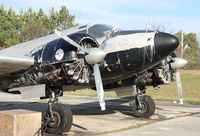 N6BA @ M08 - Beech D18S - by Mark Pasqualino