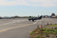 N4866W @ SZP - 1978 Rockwell 114 COMMANDER, Lycoming IO-540-T4AD 200 Hp, taking the active - by Doug Robertson