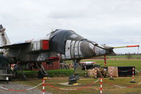 XX764 @ EGTN - Static & outside on show at Enstone FLying Club, Oxfordshire. Major restoration will be needed for this Jaguar to fly again... - by Chris Holtby