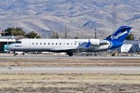 N874AS @ KBOI - Landing roll out on 28R.