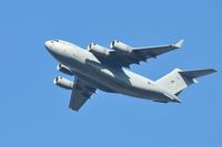 ZZ177 @ EGFH - C-17A aircraft coded 080207 of 99 Squadron RAF approaching Runway 22. - by Roger Winser