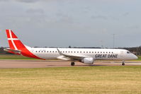 OY-GDA @ EGSH - Leaving Norwich for Denmark. - by keithnewsome