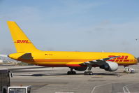 D-ALEN @ LMML - B757 D-ALEN DHL - by Raymond Zammit