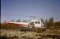 C-FZRJ - CF-ZRJ at Newnham Lake, northern Saskatchewan in 1978. Flying for Athabaska Airways under contract to SMDC. - by Paul Chamois