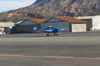 N8667H @ SZP - 1947 North American NAVION, Continental IO-520 285 Hp upgrade, takeoff roll Rwy 22. Young Eagles flight. - by Doug Robertson