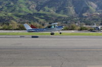 N704UT @ SZP - 1976 Cessna 150M, Continental O-200 100 Hp, takeoff climb Rwy 22 - by Doug Robertson