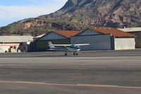N704UT @ SZP - 1976 Cessna 150M, Continental O-200 100 Hp, takeoff roll Rwy 22 - by Doug Robertson
