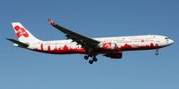 9M-XAA @ YMML - Short final for runway 34 at Melbourne, Victoria, Australia - by robxau