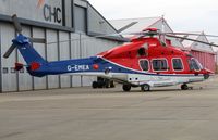 G-EMEA @ EGSH - Parked outside the company hangar for some maintenance work. - by Michael Pearce
