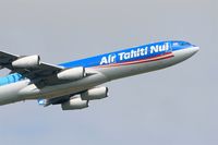 F-OJGF @ LFPG - Airbus A340-313, Take off rwy 06R, Roissy Charles De Gaulle airport (LFPG-CDG) - by Yves-Q