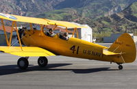 N69765 @ SZP - 1941 Boeing Stearman A75N1, Continental W670 220 Hp radial, taxi - by Doug Robertson