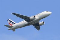 F-GRHS @ LFPG - Airbus A319-111, Take off rwy 06R, Roissy Charles De Gaulle airport (LFPG-CDG) - by Yves-Q