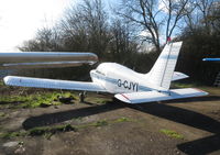 G-CJYI @ EGSN - Parked at Bourn, Cambs - by Chris Holtby