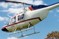 VH-AZH - Low Res close-cropped rear Port side view of the front end of Heli-Aust Bell 206B JetRanger III VH-AZH Cn 3075 taking-off near Lake Burley Griffin and Old Parliament House Canberra during Canberra Week festivities on 17Mar1997 (Canberra Day). - by Walnaus47