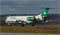 YR-FKB @ EDDR - 1991 Fokker 100 (F-28-0100), c/n: 11369 - by Jerzy Maciaszek