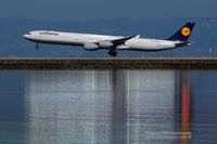 D-AIHP @ SFO - D-AIHP Landing on a calm day. - by Wernher Krutein / Photovault.com
